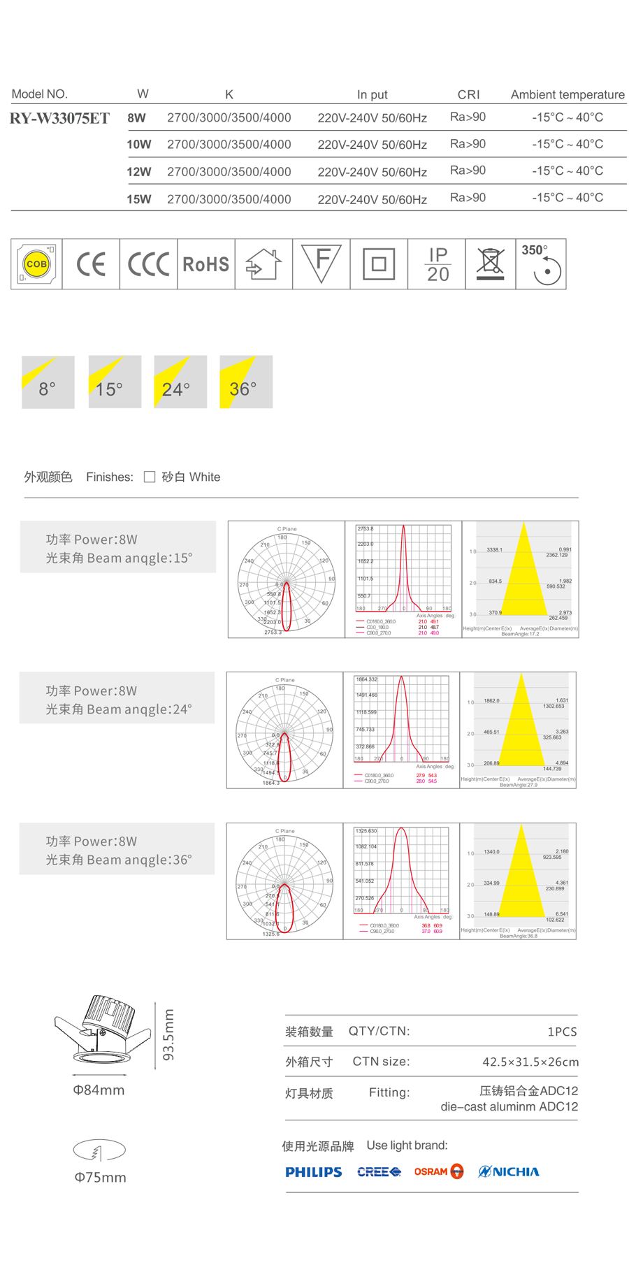 简韵洗墙灯 RY-W33075ET下